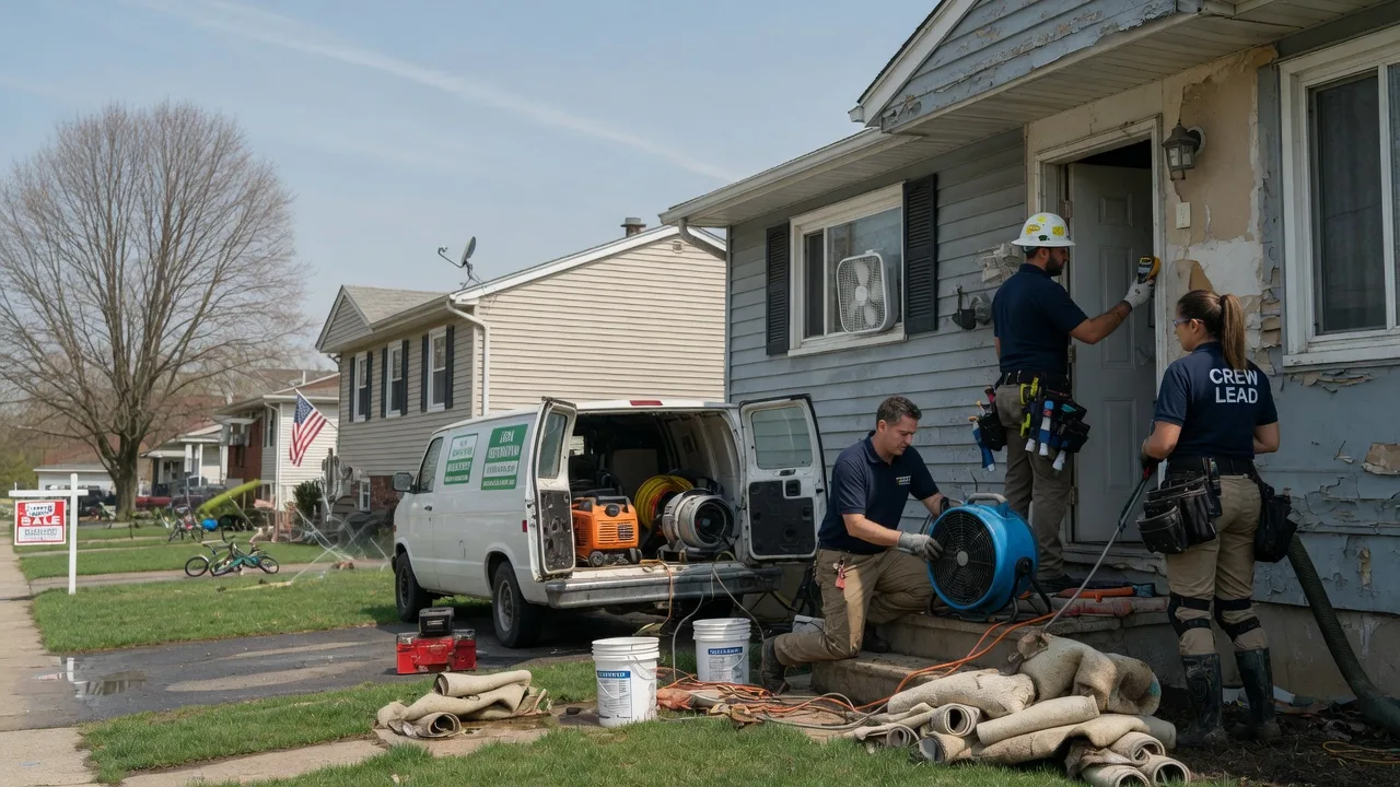 Flood Cleanup in Mosinee, WI near me